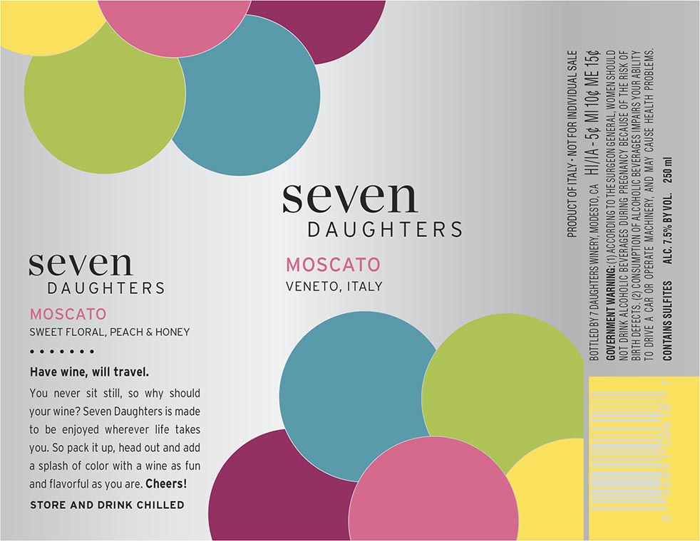 Seven Daughters Moscato 250ml Can 4-Pack